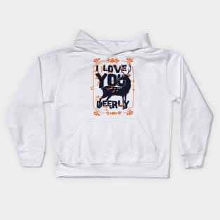 Love you Deerly Kids Hoodie